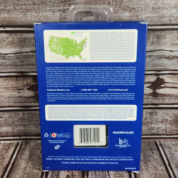 TRACFONE Huawei H110C Basic Cellular Cell Mobile Phone No Contract NEW SEALED - Picture 4 of 6